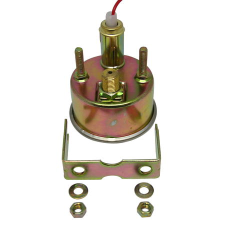 BULLDOG WINCH 0-150psi Air Pressure Gauge, 2", Mechanical, Lighted 42054B